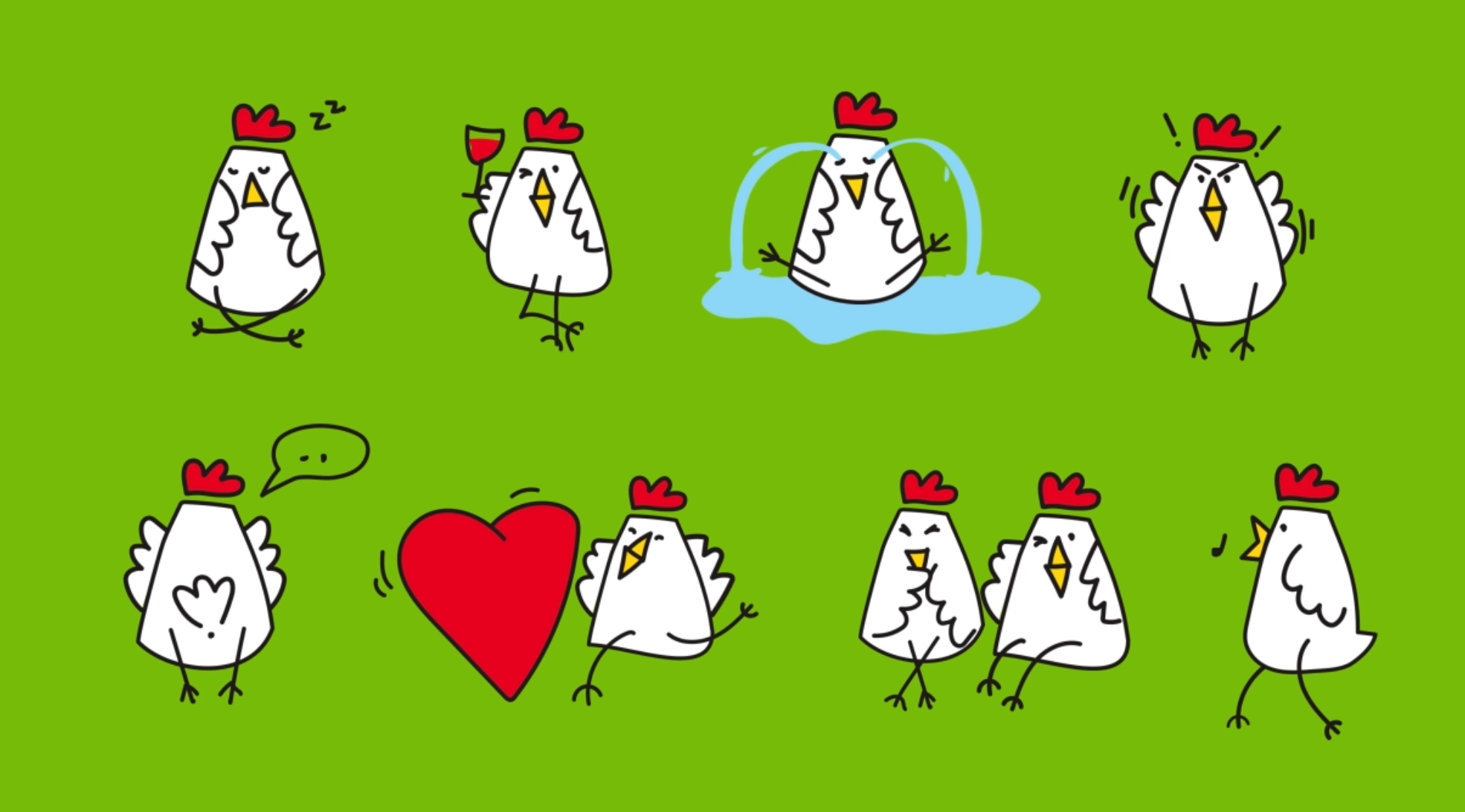 Chicken Kabanosi雞肉火腿腸即食零食包裝設(shè)計(jì)品牌起名與小雞吉祥物設(shè)計(jì)-表情包設(shè)計(jì)