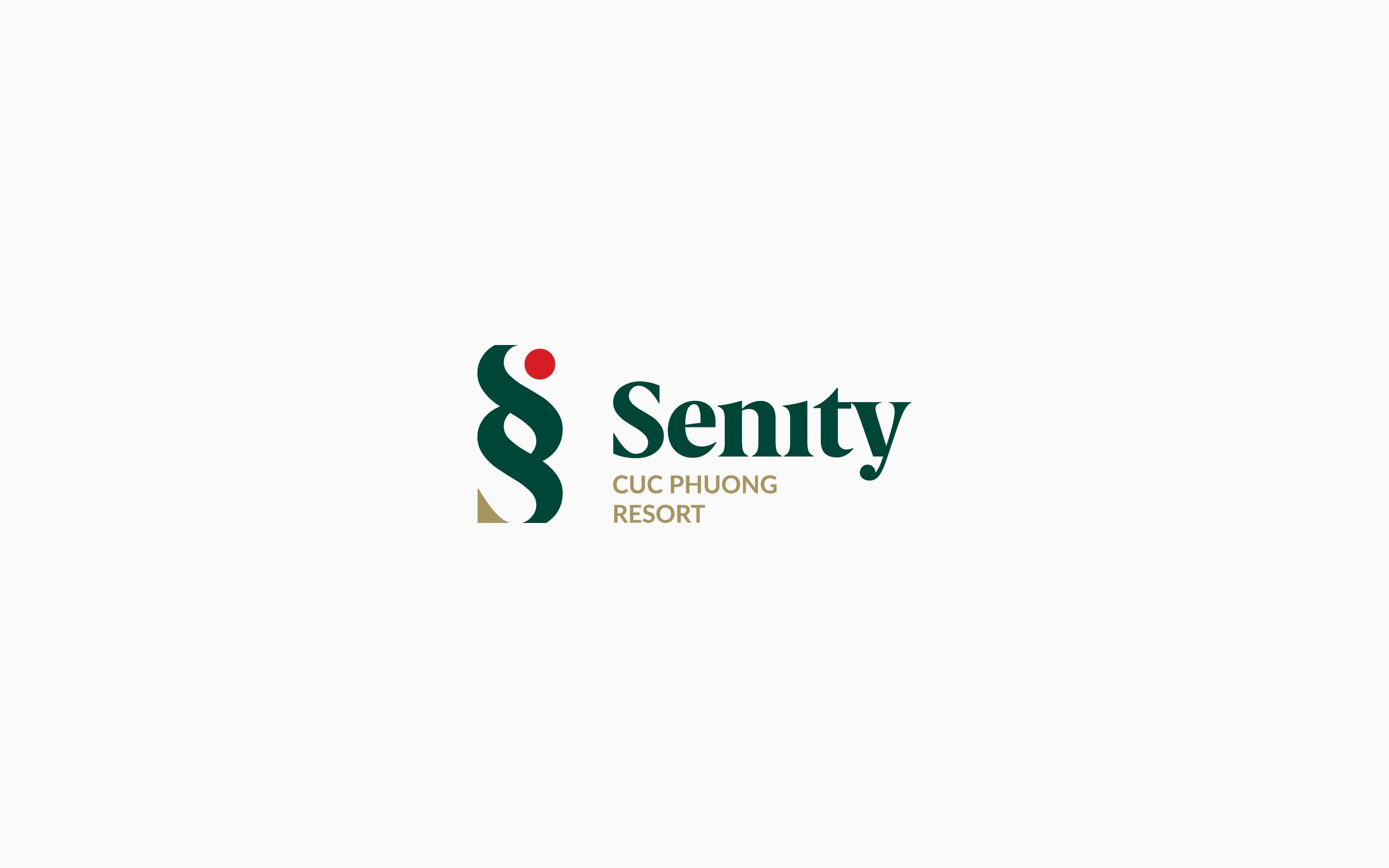 Senity 越南礦物溫泉日式度假村酒店品牌形象設計-logo&vi設計，雙s字母組成無限符號