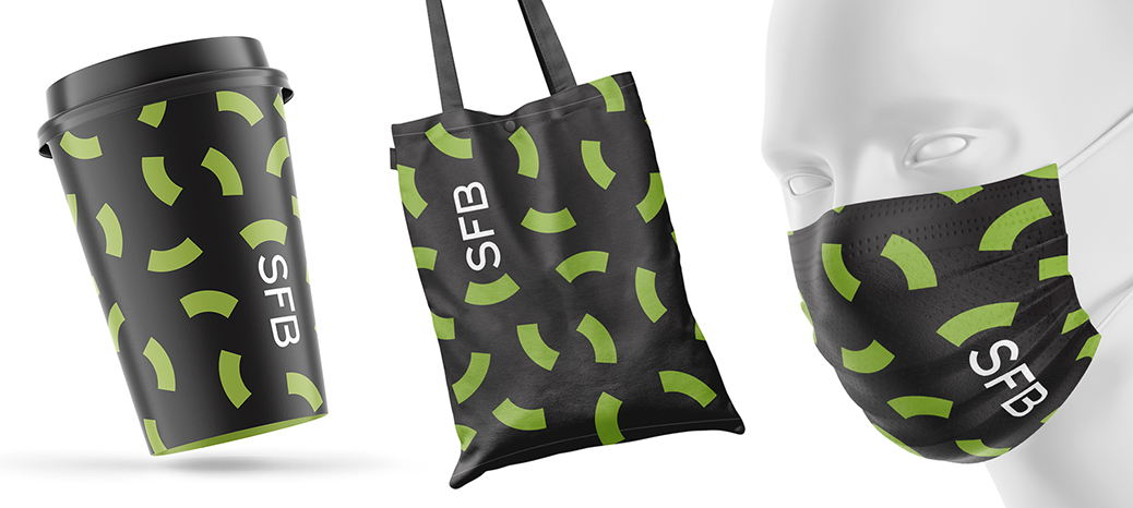 SFB建筑公司“扇形拱門投影儀”品牌vi視覺識別設計-上海vi設計公司分享