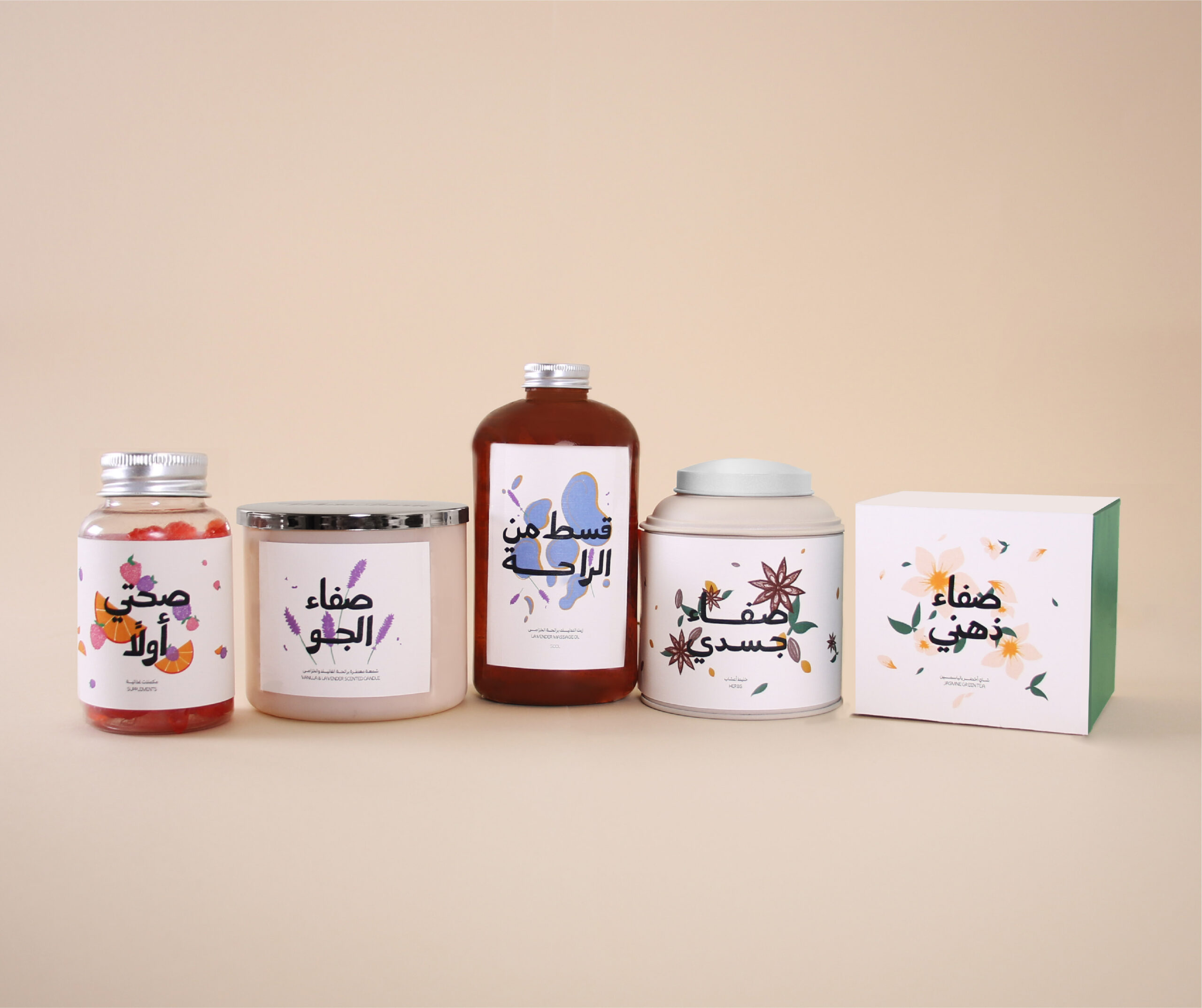 Rehla 瑞拉產(chǎn)后保養(yǎng)套裝包裝設(shè)計(jì)-花朵風(fēng)格