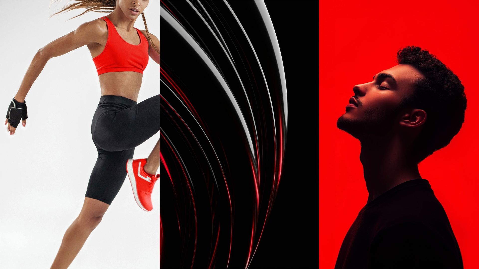 Bomba 電子與零售熱情紅色品牌形象設(shè)計logo設(shè)計同心圓元素鞏固市場領(lǐng)導(dǎo)地位