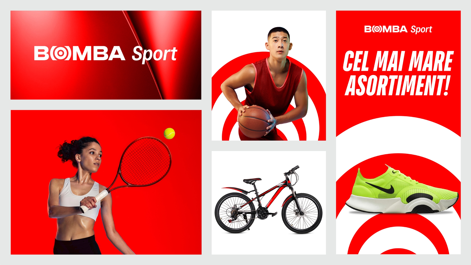 Bomba 電子與零售新品牌形象設(shè)計logo設(shè)計同心圓元素鞏固市場領(lǐng)導(dǎo)地位