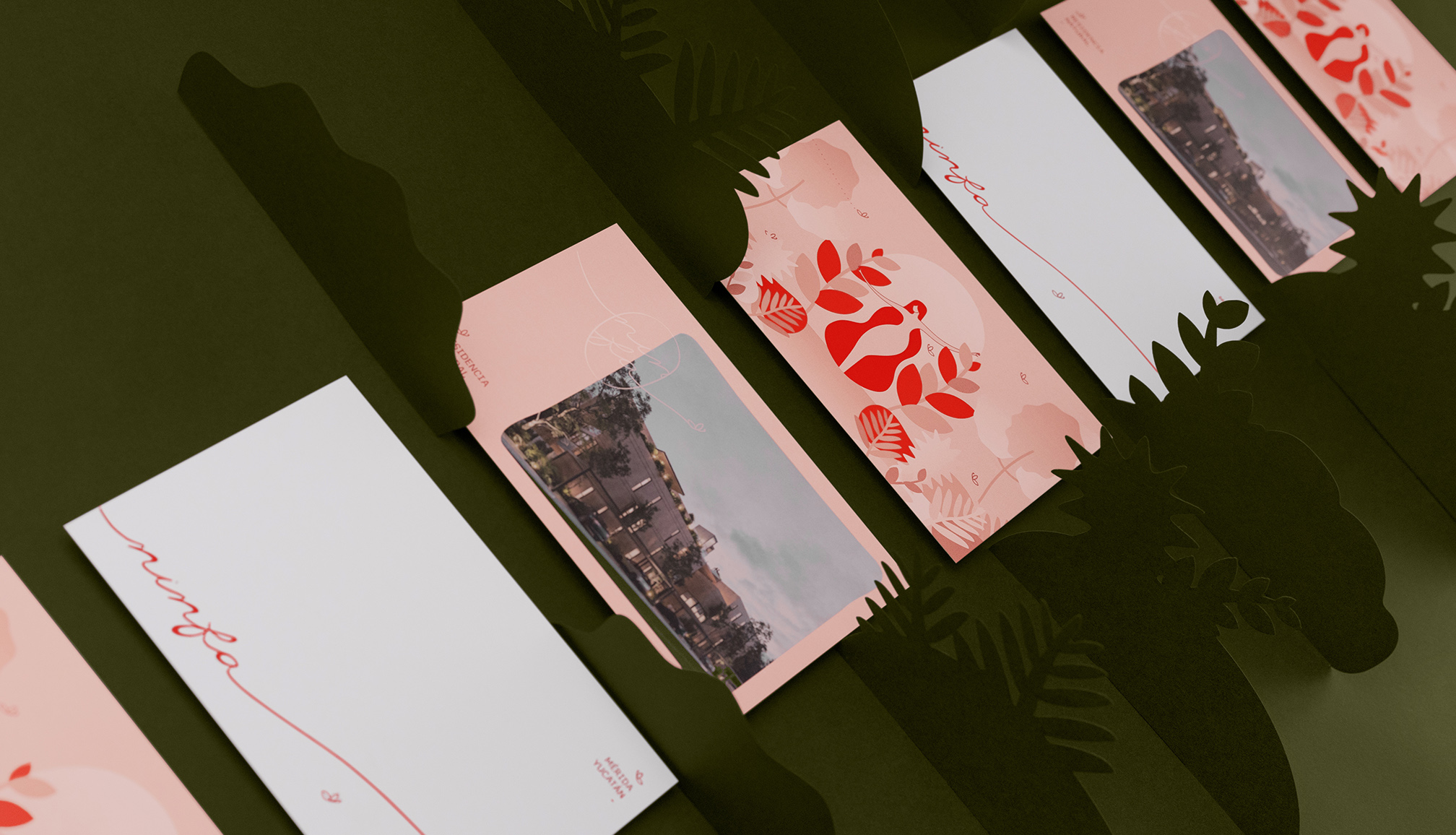 Ninfa 生活社區logo設計品牌形象設計，一個放松身心享受寧靜生活的地方