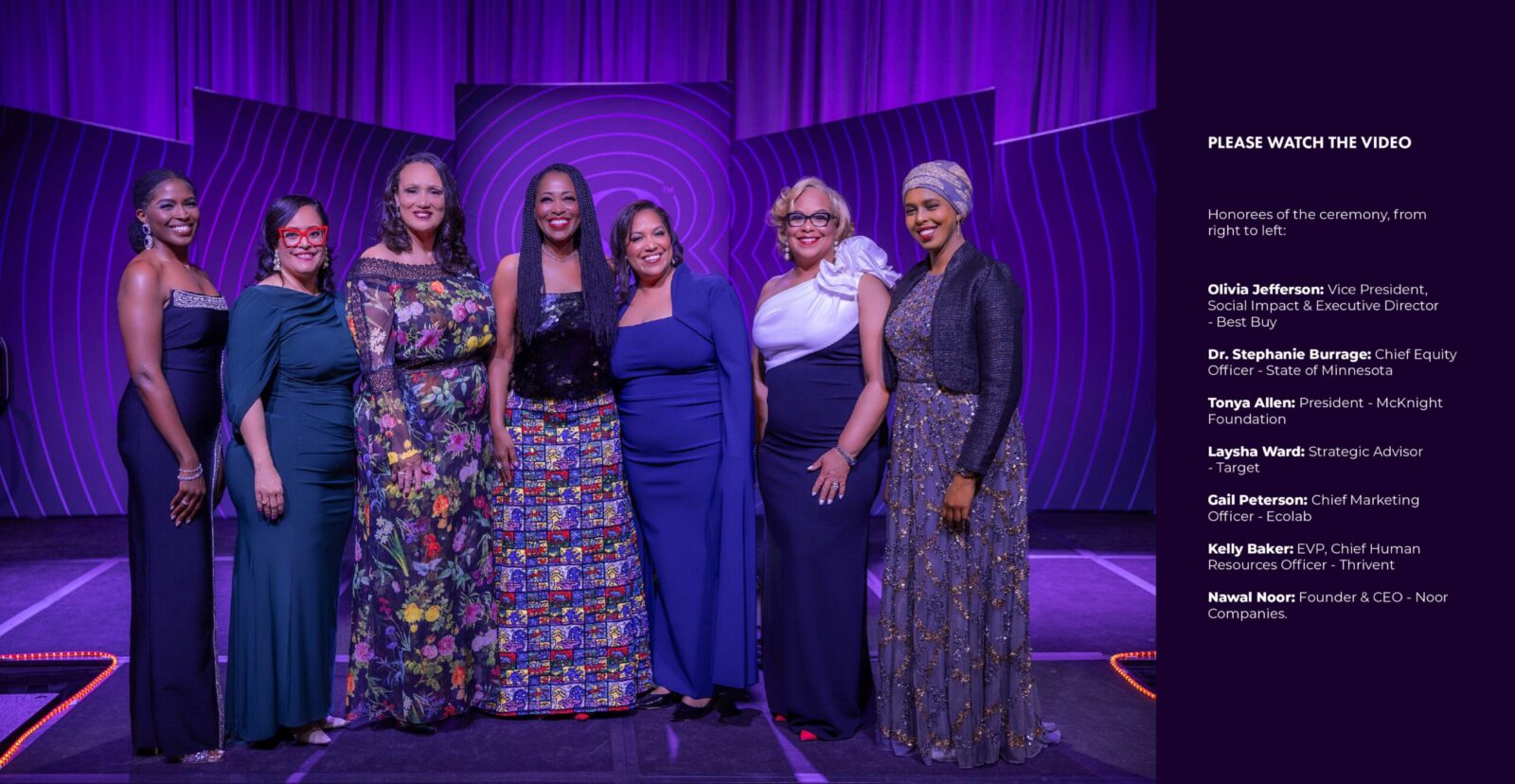 Sistas Gala ”慶祝黑人女性“慶典活動品牌視覺形象vi設計”紫色漣漪波紋“元素