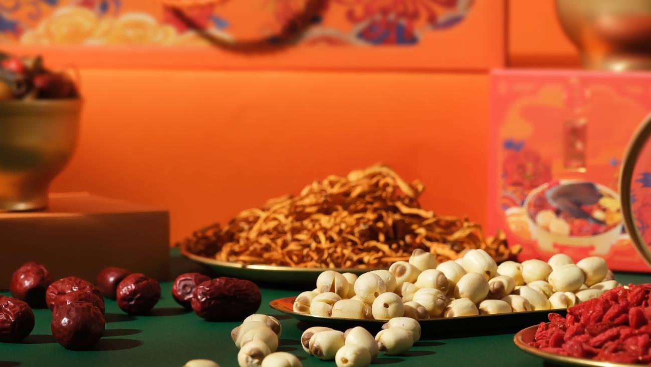 越南中藥藥材保健滋補品系列禮盒包裝設計中國風插畫設計