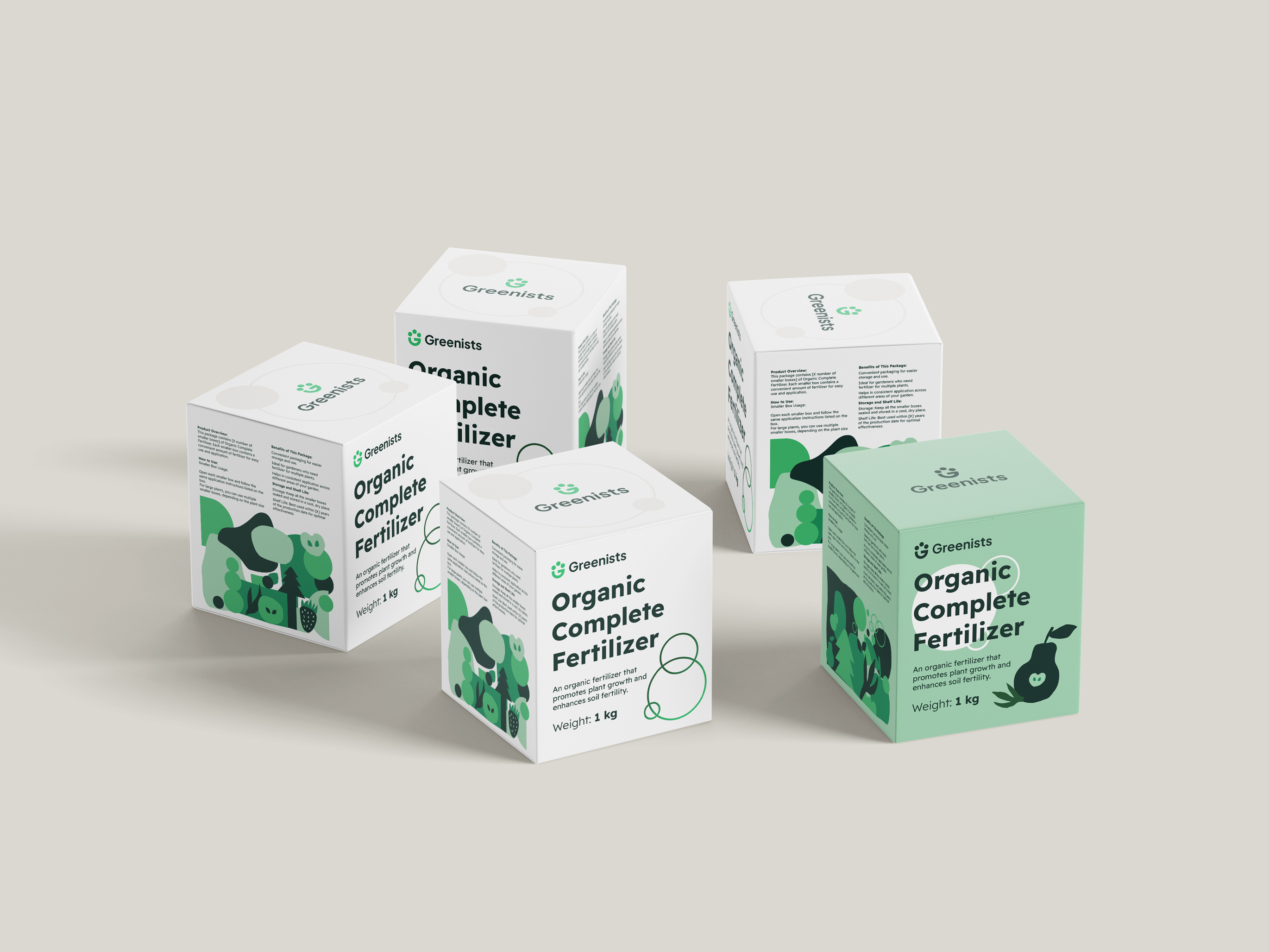 Greenists農業教育學院綠色G字母logo設計vi視覺形象設計