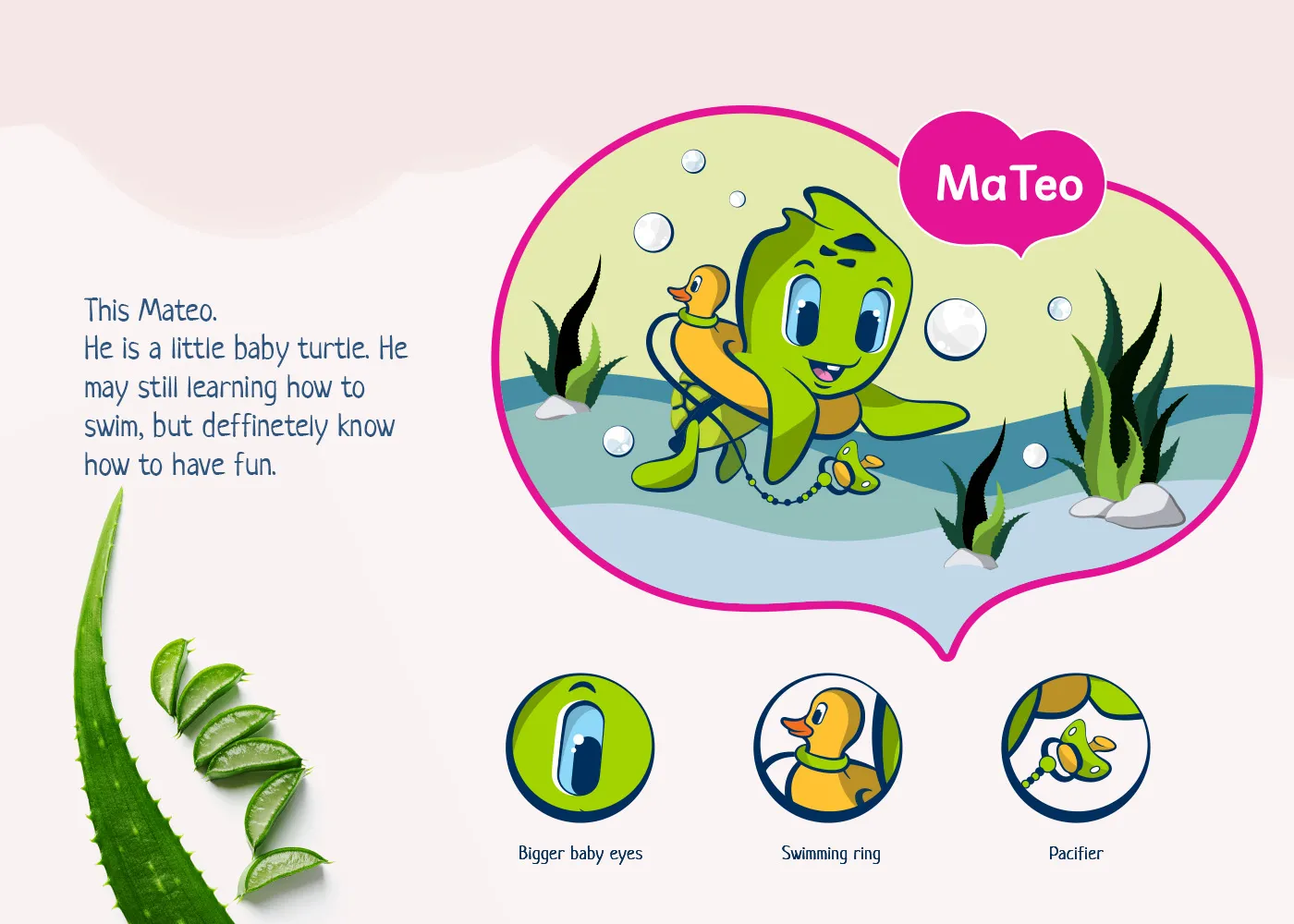 Teo Bebec嬰兒護膚品洗護沐浴產品包裝設計，可愛柔和卡通膚色嬰兒風