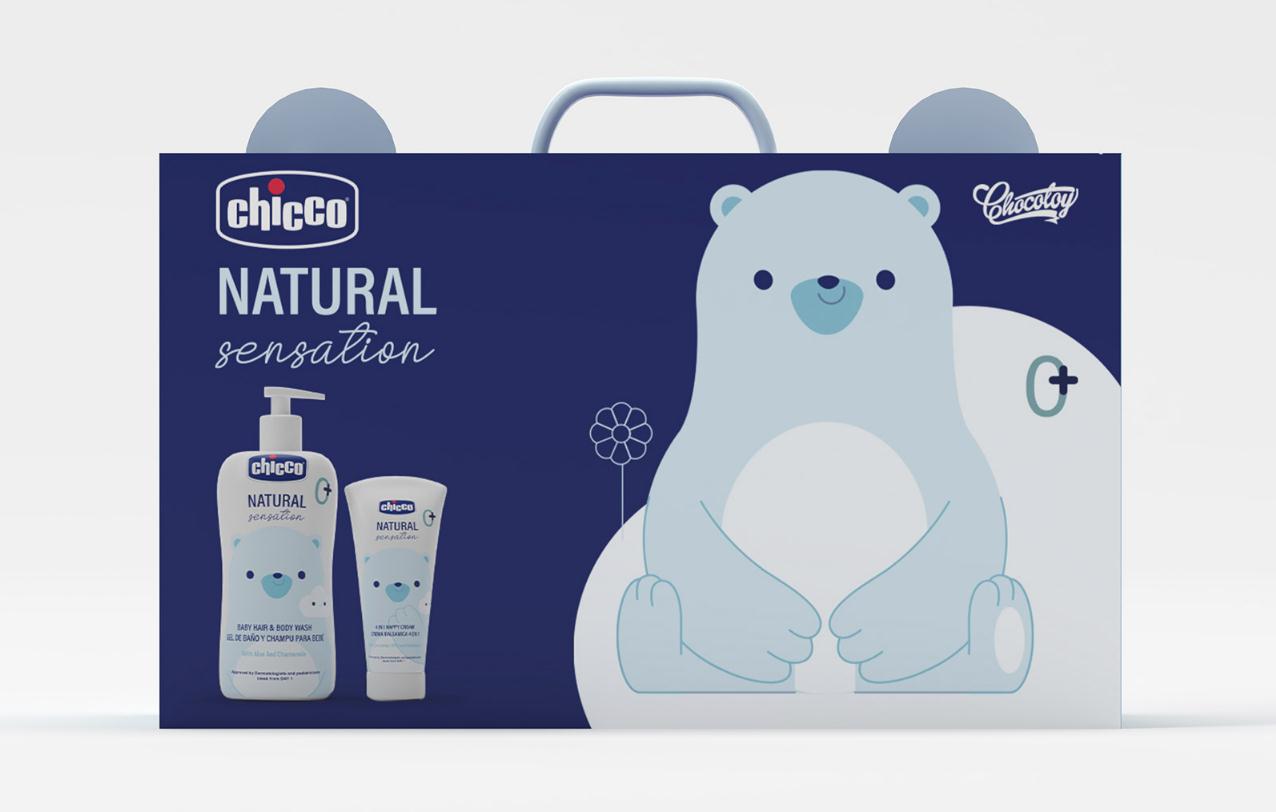chicco嬰兒天然日化洗護產品“熊貓”吉祥物設計包裝設計
