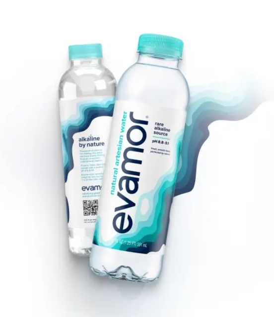 埃瓦莫爾Evamor純堿性礦泉水品牌重塑與新包裝設計