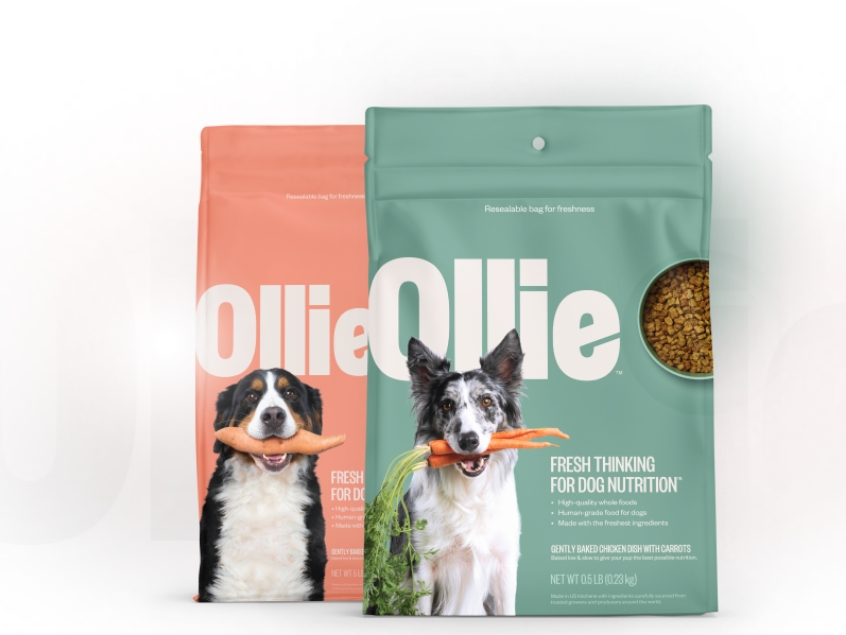 奧利Ollie寵物狗糧品牌重塑與新包裝設計