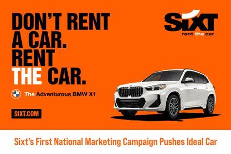 德國的 SIXT廣告口號是“不要租個車，租這輛車“