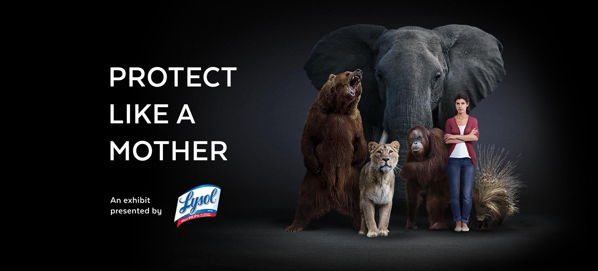 Lysol 消毒劑像母親一樣保護廣告策劃