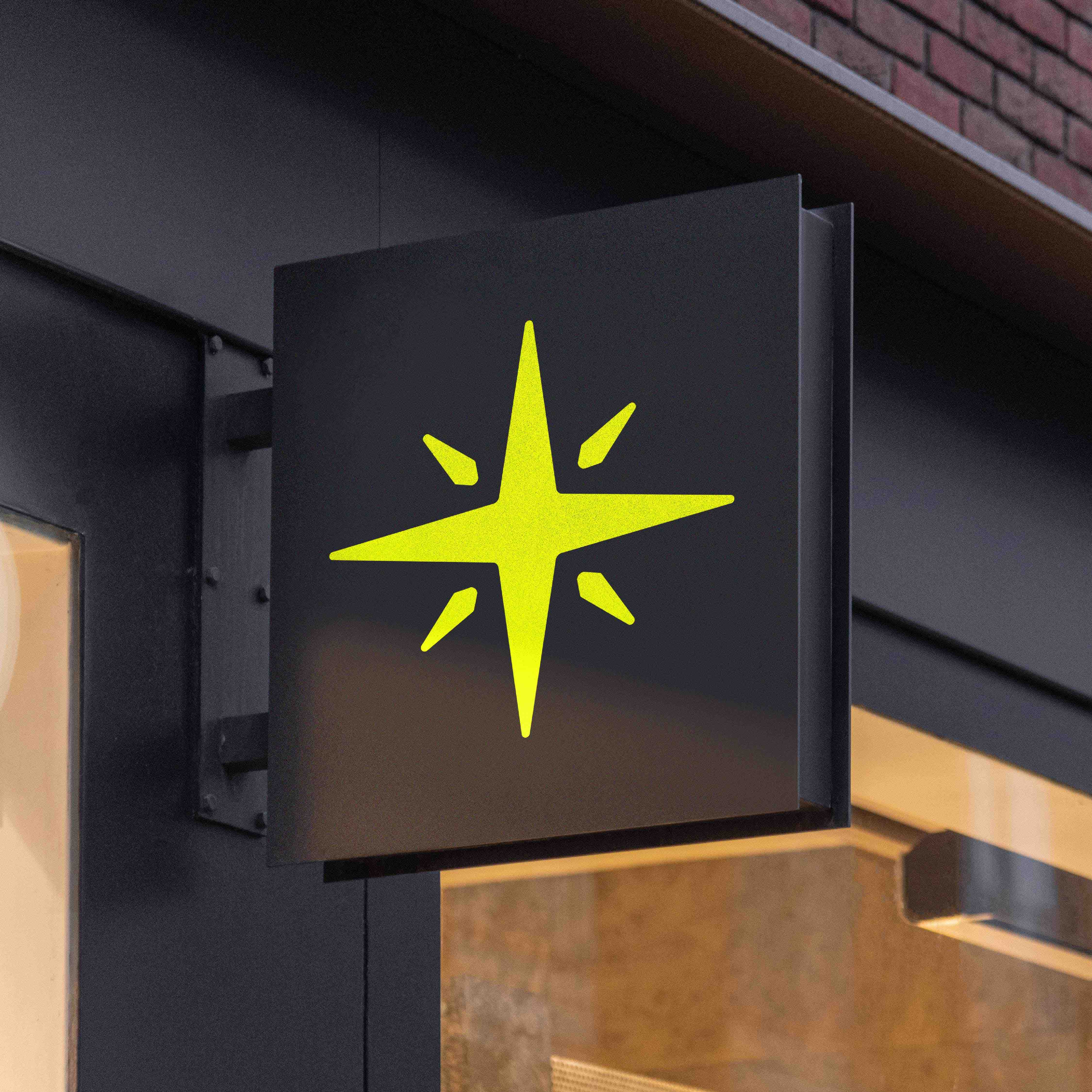 NorthAlley 科技公司品牌形象重塑設計vi設計“星星指南針”元素