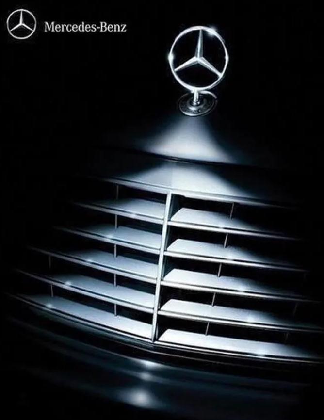 梅賽德斯奔馳圣誕車標廣告