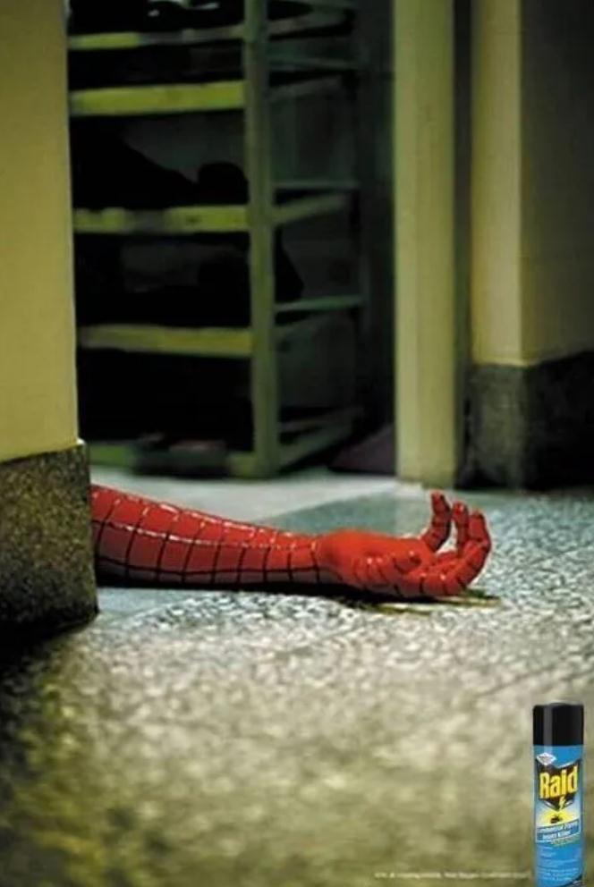 6.突襲殺蟲劑廣告蜘蛛俠篇