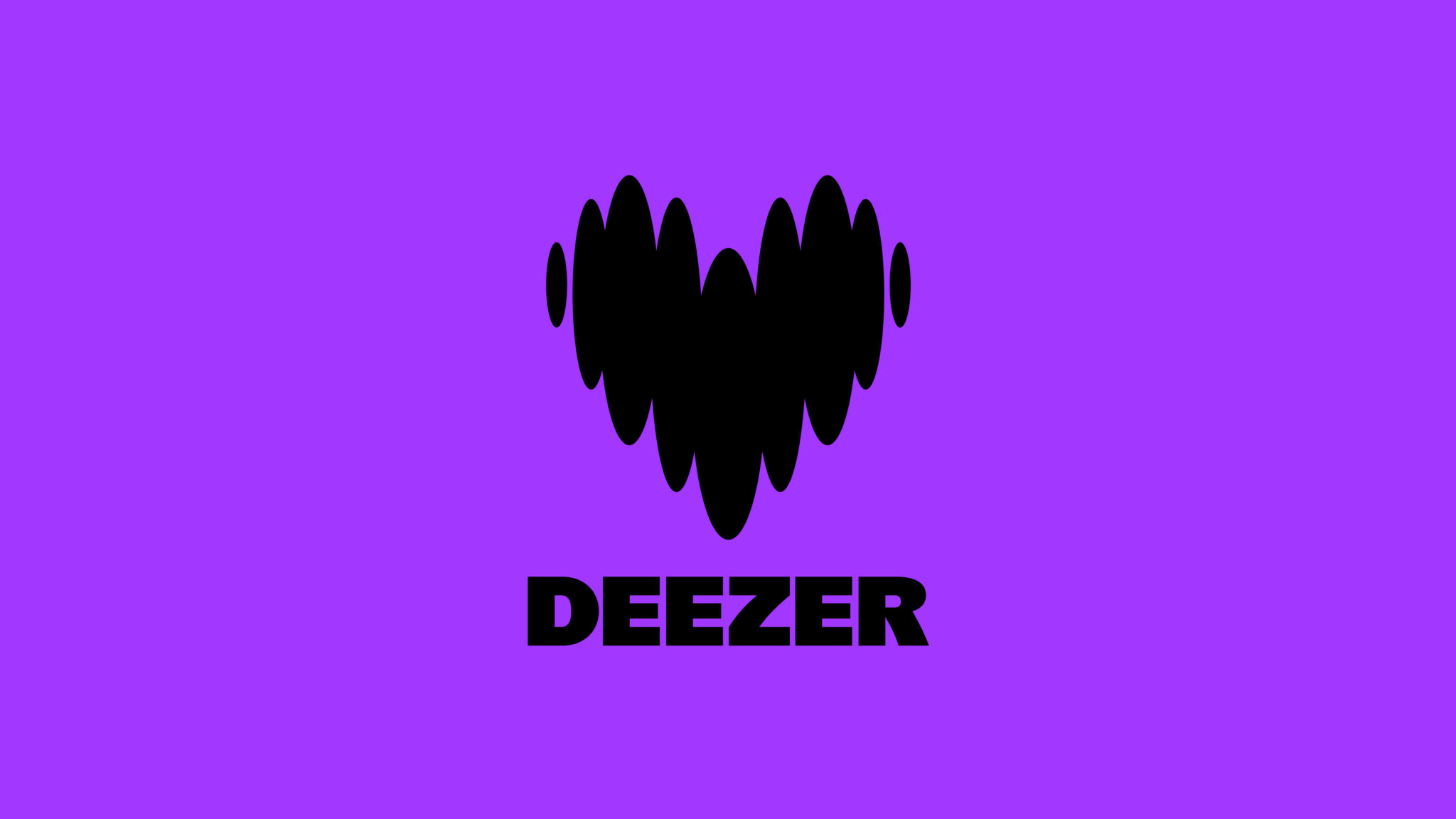 Deezer音樂平臺app品牌logo設計vi視覺形象識別設計，跳動的心臟