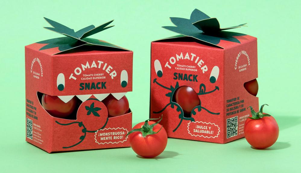 snack小番茄西紅柿大嘴怪獸開口創意包裝設計