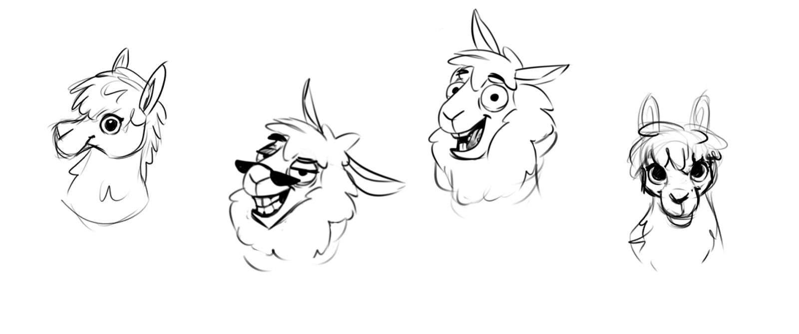 Lagerby 線上商城駱駝吉祥物設計創造過程，表情動作尤為亮眼