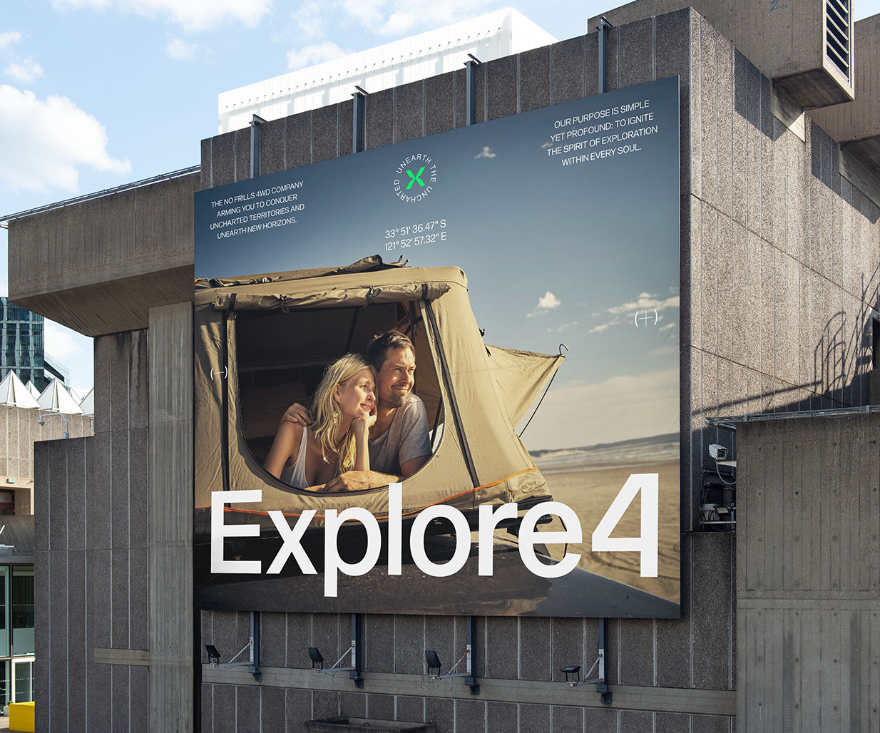 Explore4 四輪驅(qū)動(dòng)探險(xiǎn)車(chē)輛租賃公司品牌創(chuàng)建與品牌形象設(shè)計(jì)