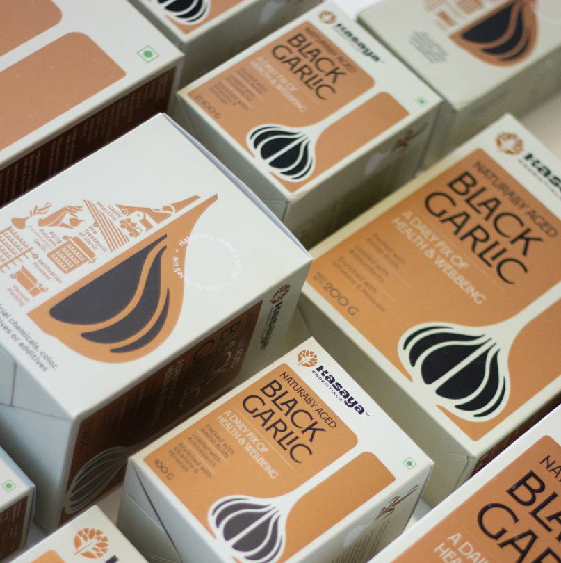 Kasaya黑蒜健康養(yǎng)生保健品品牌創(chuàng)建-命名-logo-包裝設(shè)計