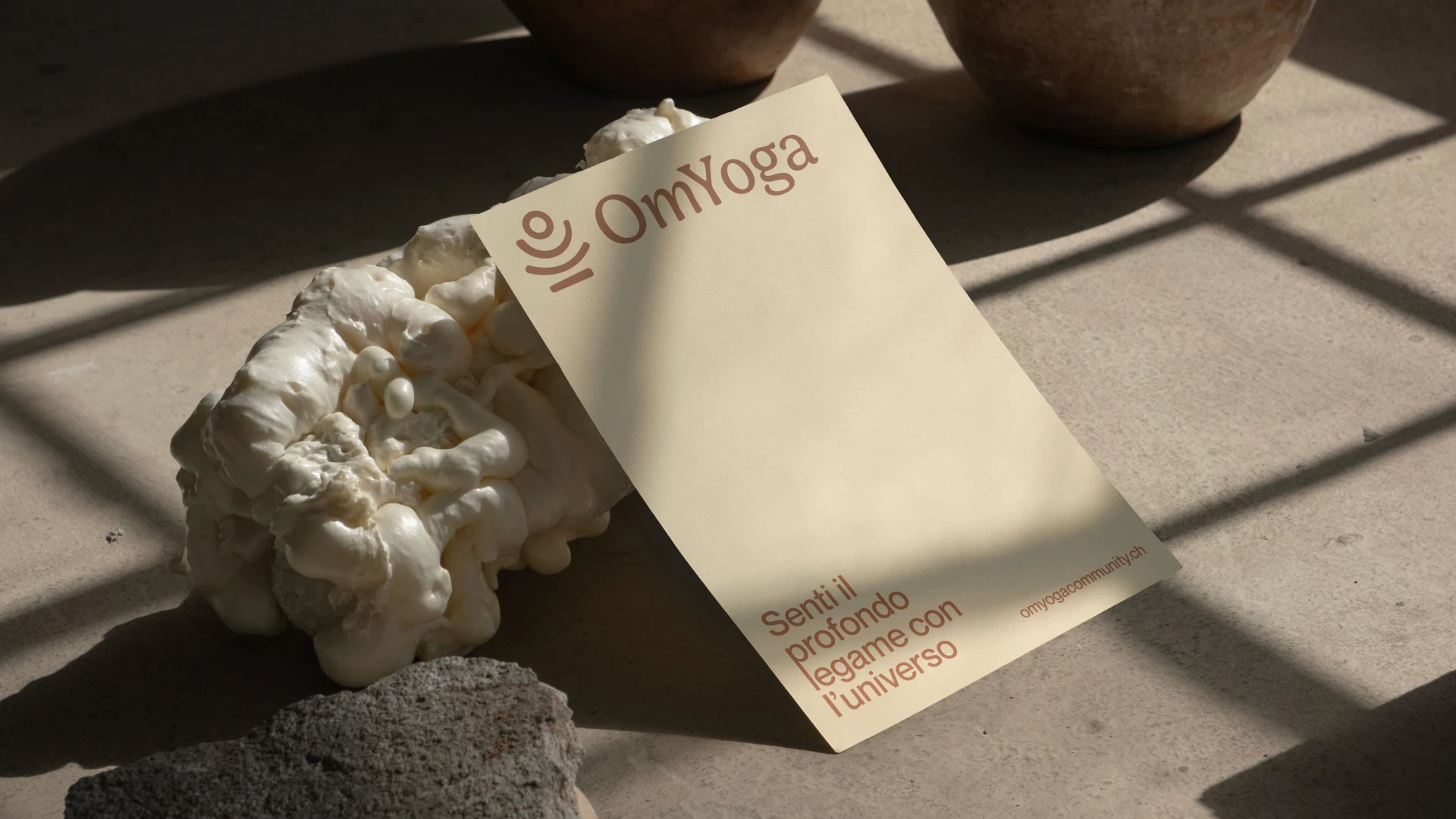 OmYoga 健康與瑜伽品牌設計-logo&vi設計公司