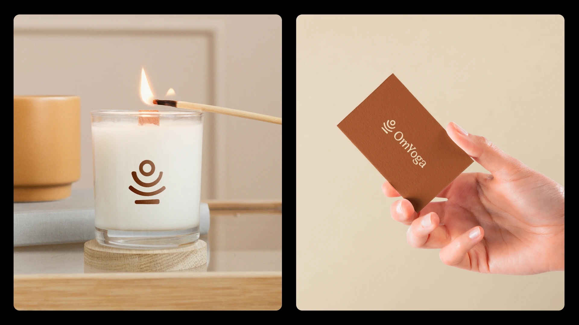 OmYoga 健康與瑜伽品牌設計-logo&vi設計