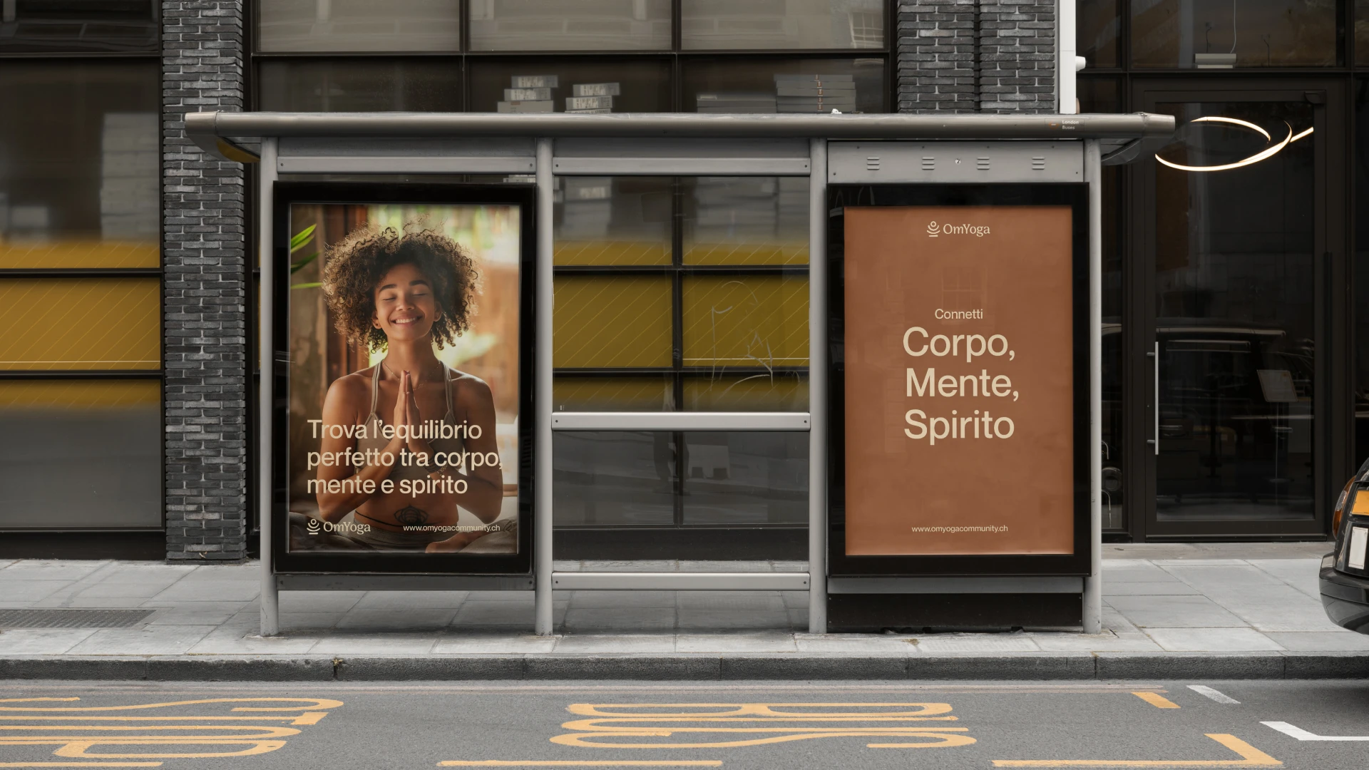 OmYoga 健康與瑜伽品牌設計-logo&vi設計公司