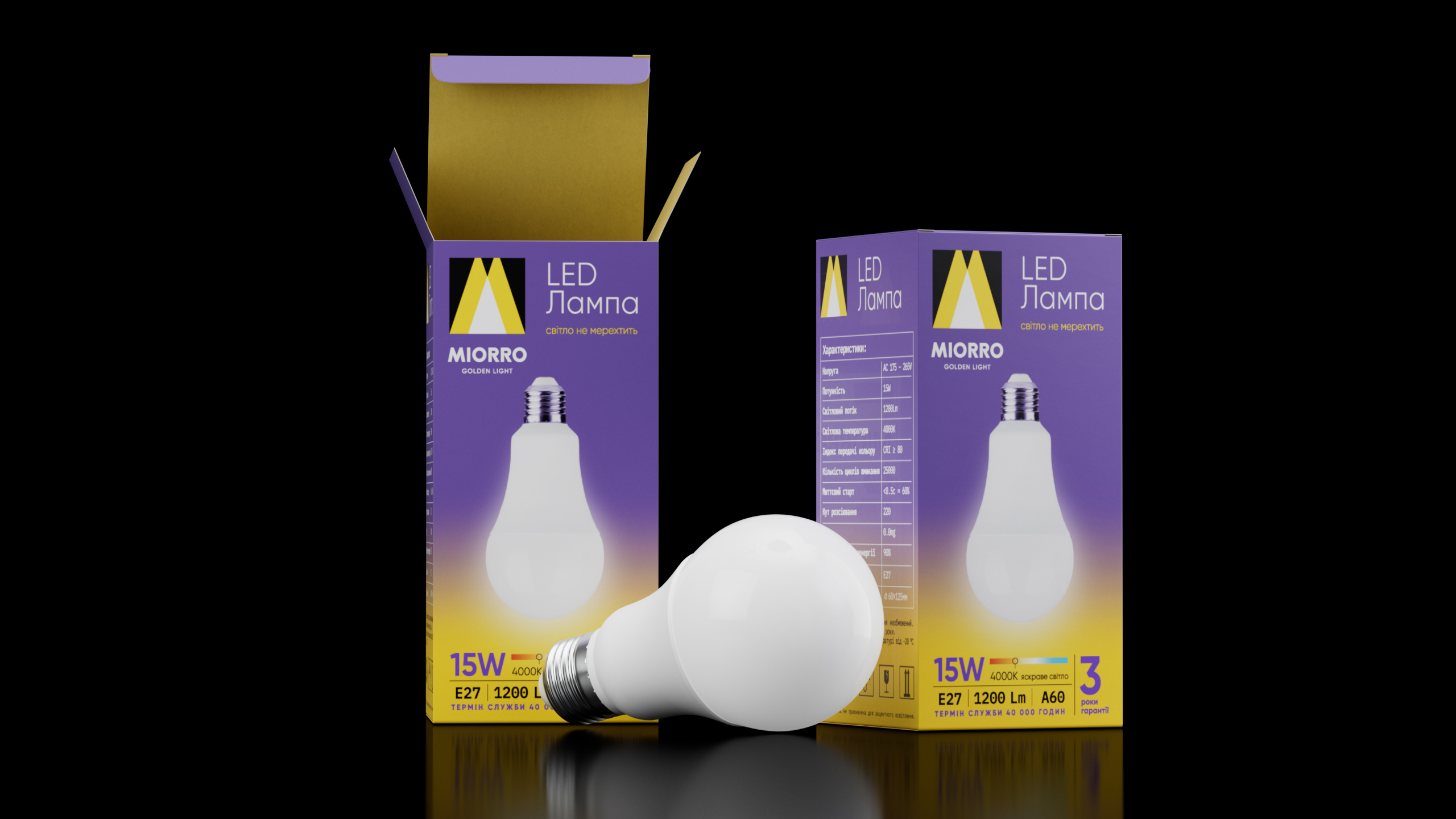 Miorro燈具燈泡照明品牌創建策劃與logo包裝設計，照亮市場的設計