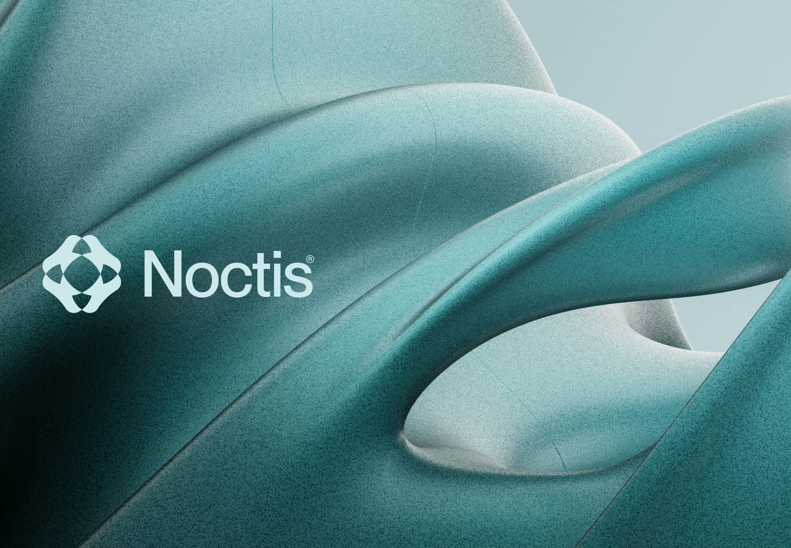 Noctis 金融科技解決方案公司logo設計品牌vi形象設計，體現力量保護與連通創新