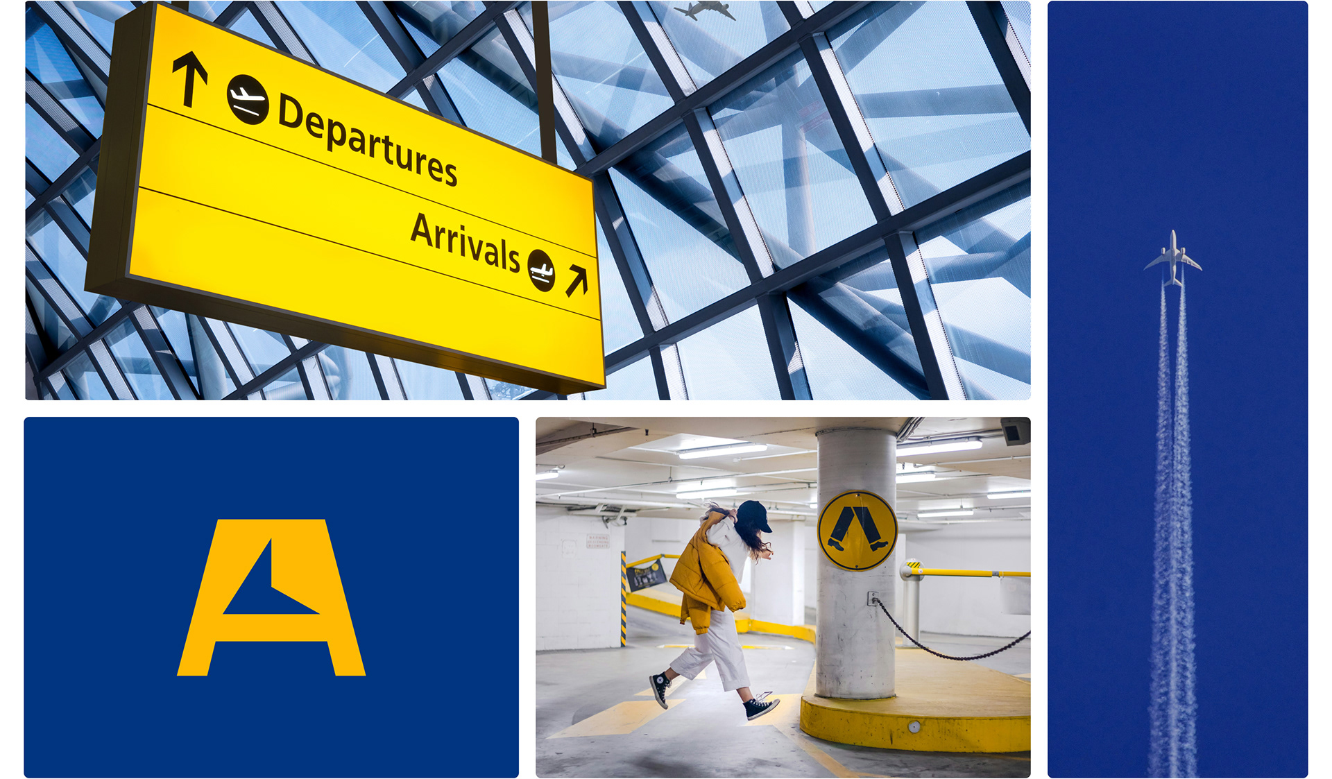 Aparking 停車位預定應用程序app品牌形象設計vi設計。藍黃科技風 Aparking 停車位預定應用程序app品牌形象設計vi設計。藍黃科技風