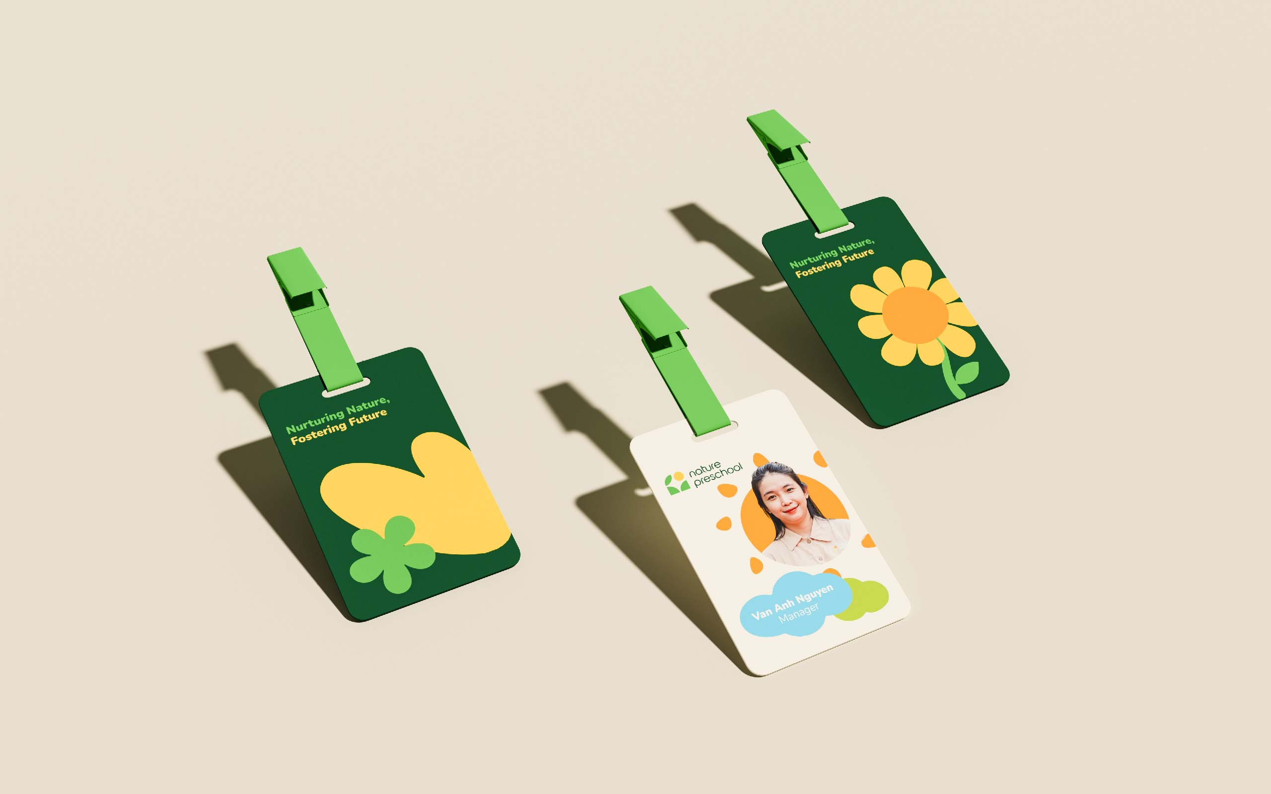 NaturePreschool 幼兒園品牌視覺形象vi設計“向日葵”元素 NaturePreschool 幼兒園品牌視覺形象vi設計“向日葵”元素