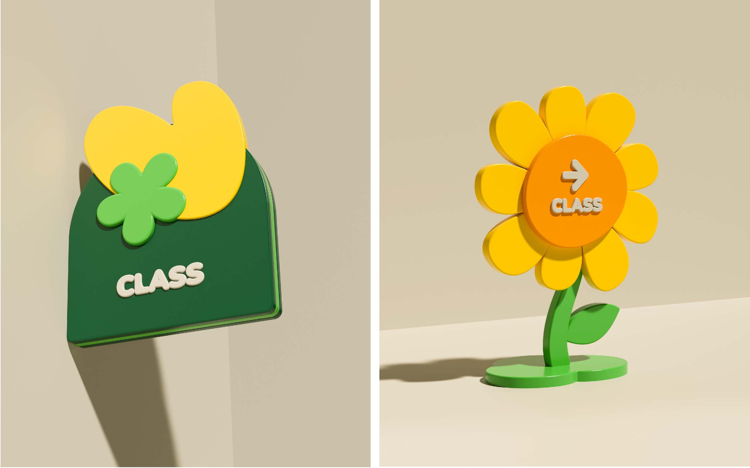 NaturePreschool 幼兒園品牌視覺形象vi設計“向日葵”元素 NaturePreschool 幼兒園品牌視覺形象vi設計“向日葵”元素