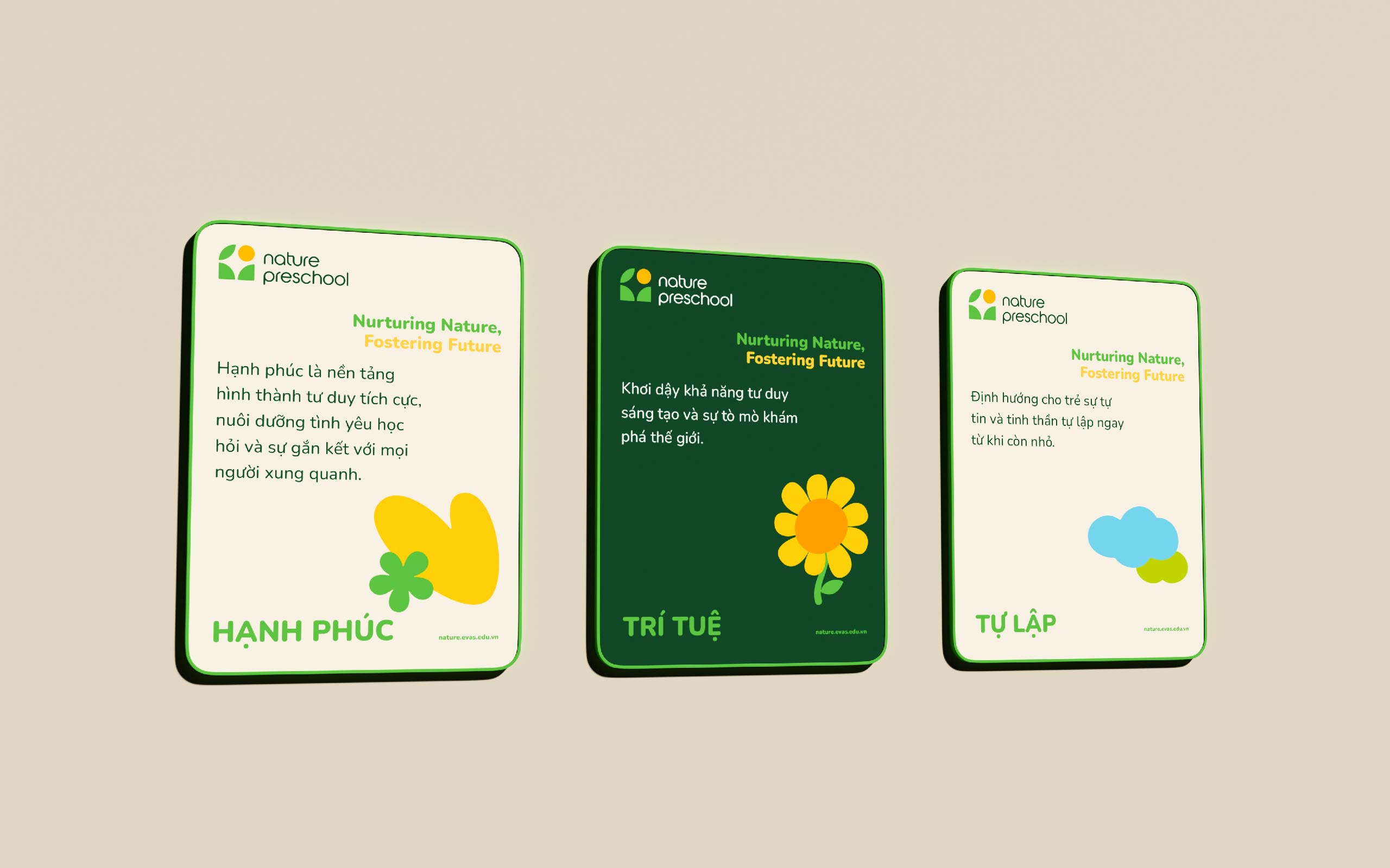 NaturePreschool 幼兒園品牌視覺形象vi設計“向日葵”元素 NaturePreschool 幼兒園品牌視覺形象vi設計“向日葵”元素