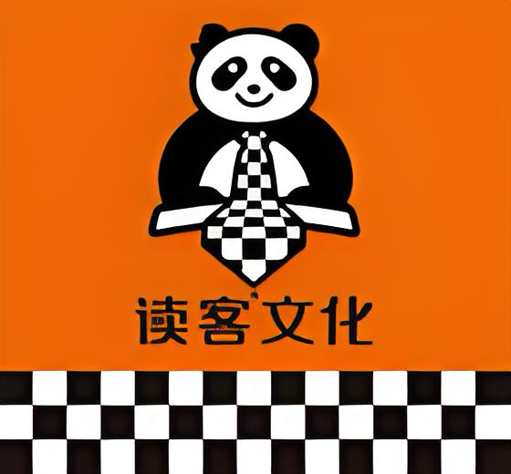 圖書公司黑白格子符號設計