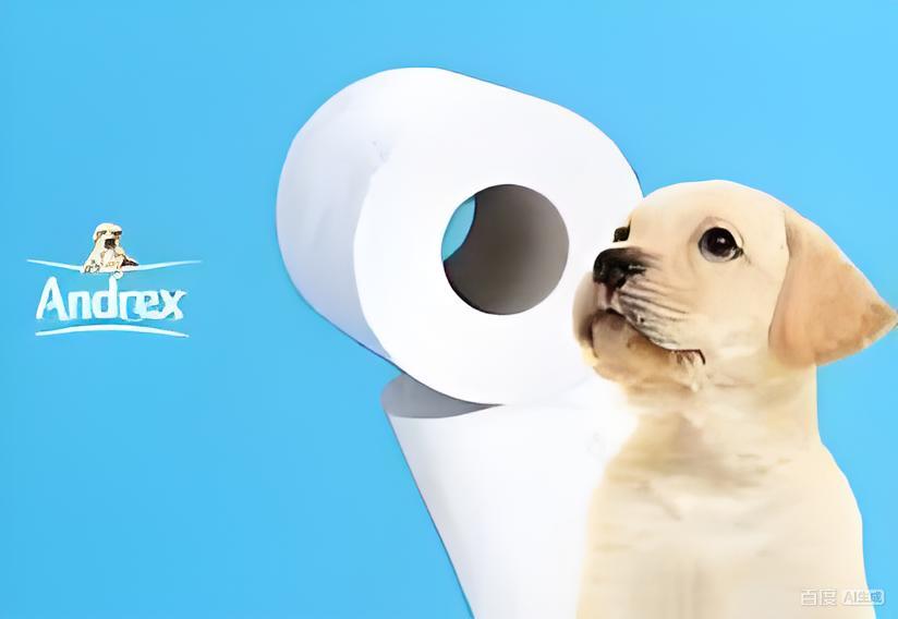 英國冠軍衛生紙用拉布拉多犬來做廣告