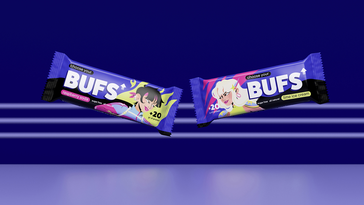 12BUFS 營養(yǎng)保健品蛋白質(zhì)棒包裝設(shè)計(jì)“人物漫畫插畫元素“