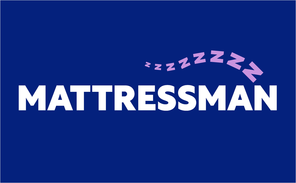 Mattressman英國最大在線電商床墊零售商品牌形象重塑logo設(shè)計(jì)vi應(yīng)用設(shè)計(jì)-睡眠字母Z曲線