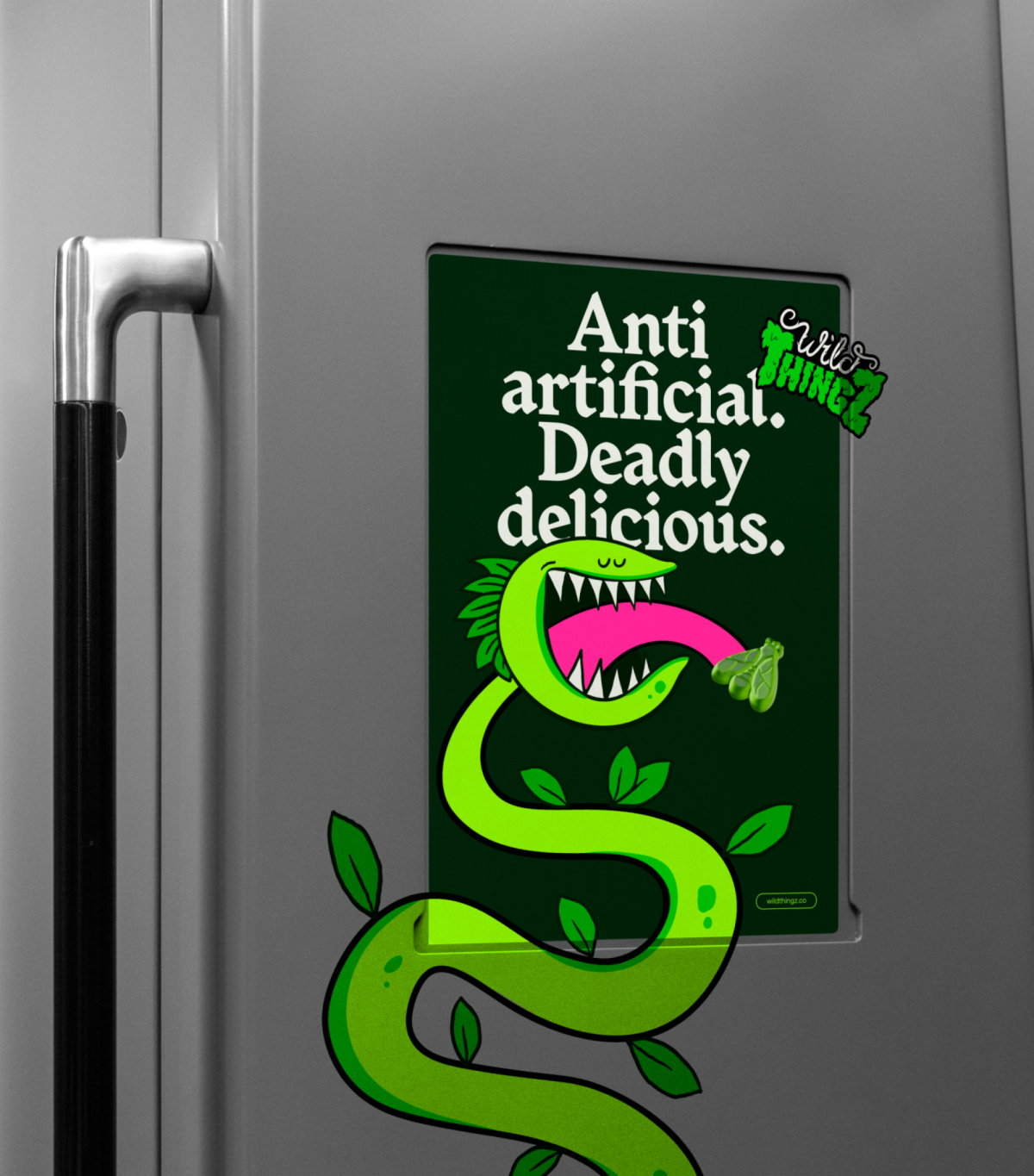 Wild Thingz有機植物基糖果打造吸引潮流的兒童叛逆品牌包裝設計及蛇吉祥物設計 Wild Thingz有機植物基糖果打造吸引潮流的兒童叛逆品牌包裝設計及蛇吉祥物設計