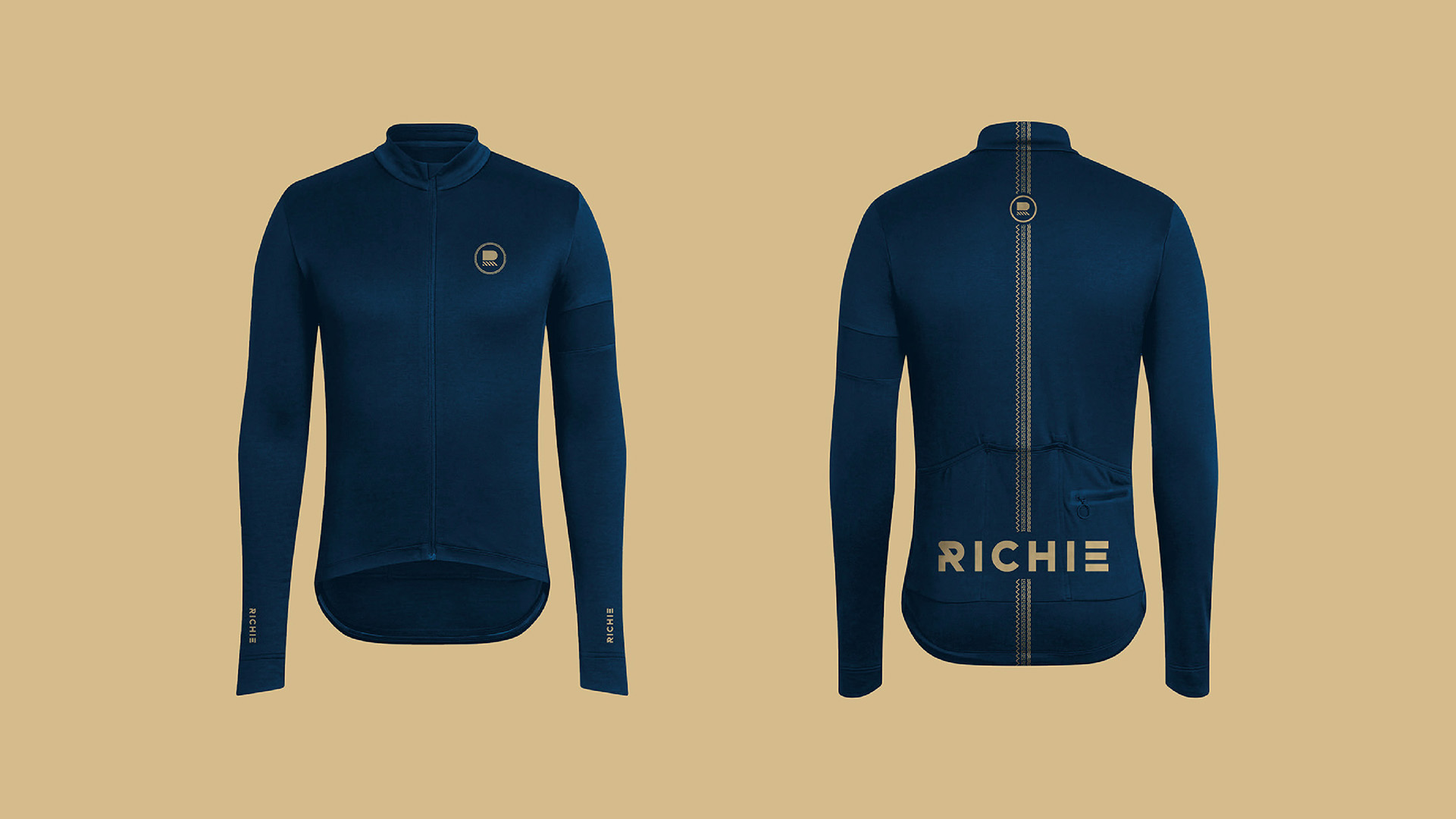 “Richard Carapaz 自行車專業體育運動員個人專業品牌設計，R字母logo