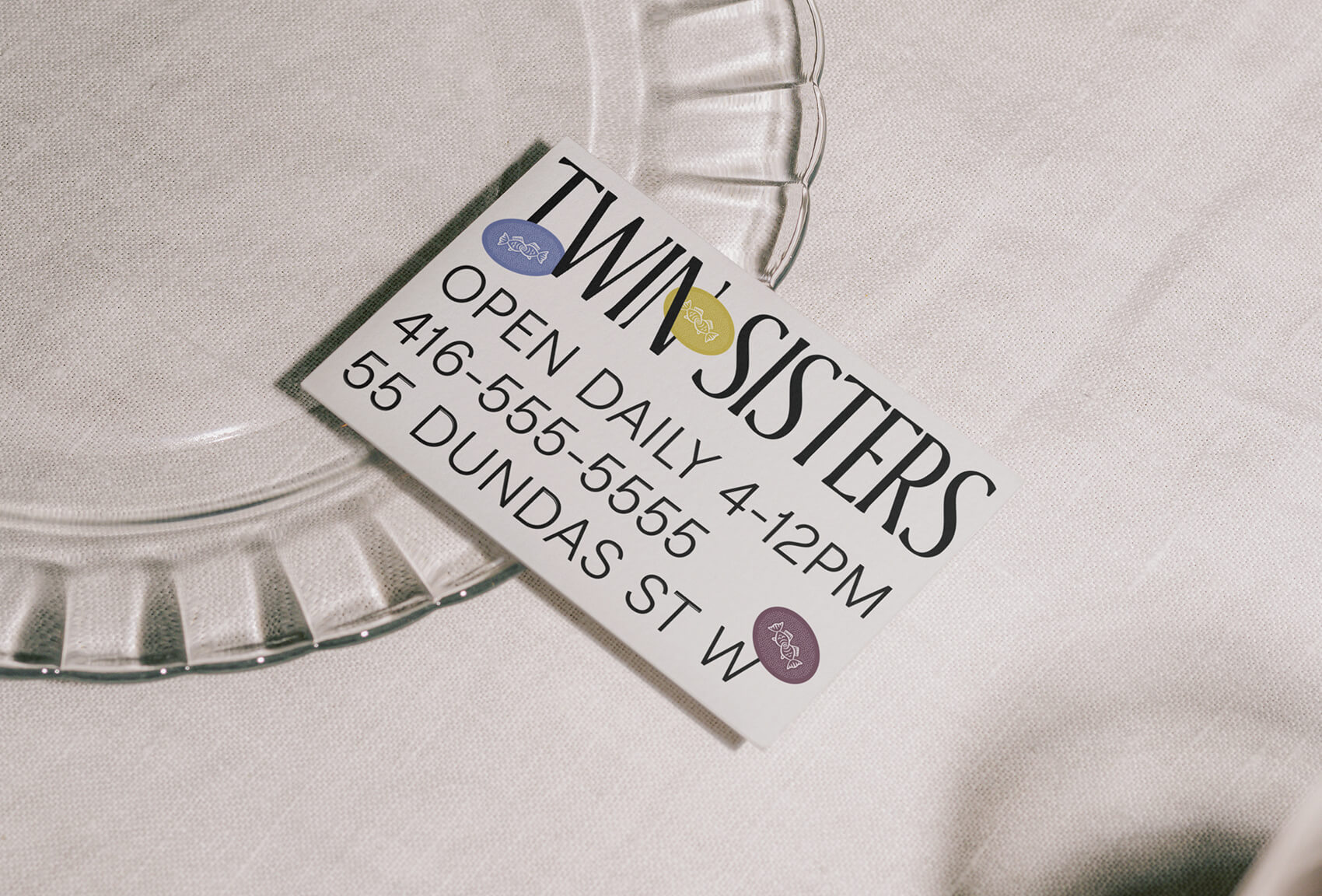 Twin Sisters 酒吧雙魚logo設計品牌視覺形象設計