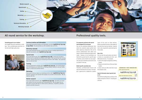 舍弗勒汽車售后配件宣傳冊設計-上海畫冊設計公司