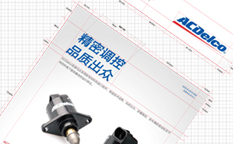 ACDelco/AC德科汽車零部件產品單頁版式設計
