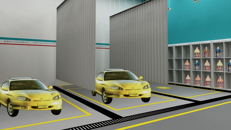 美國MOC汽車快修美容連鎖店品牌VI形象設(shè)計、SI設(shè)計