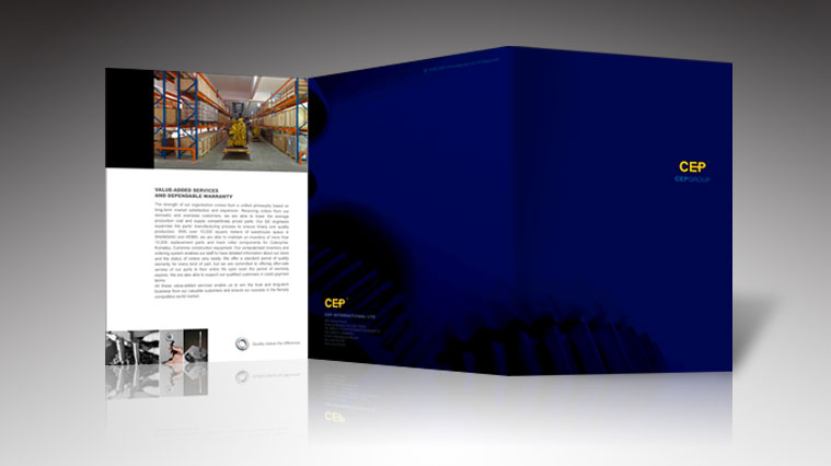 CEP工程機械配件品牌形象策劃設計