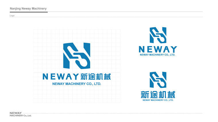 NEWAY新途機械公司中英文命名及標志設計 