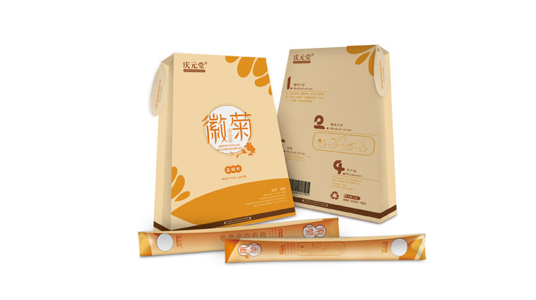 11慶元堂菊花茶茶葉包裝設計-上海品牌包裝設計公司
