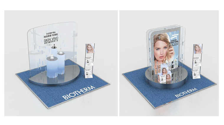 碧歐泉化妝品連鎖專賣店設計及展示設計