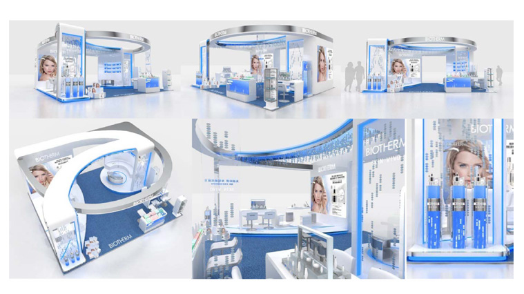 碧歐泉化妝品連鎖專賣店設計及展示設計