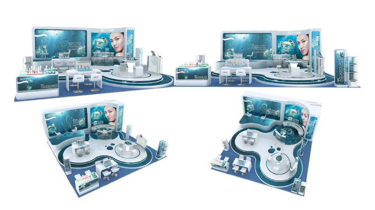 碧歐泉化妝品連鎖專賣店設計及展示設計