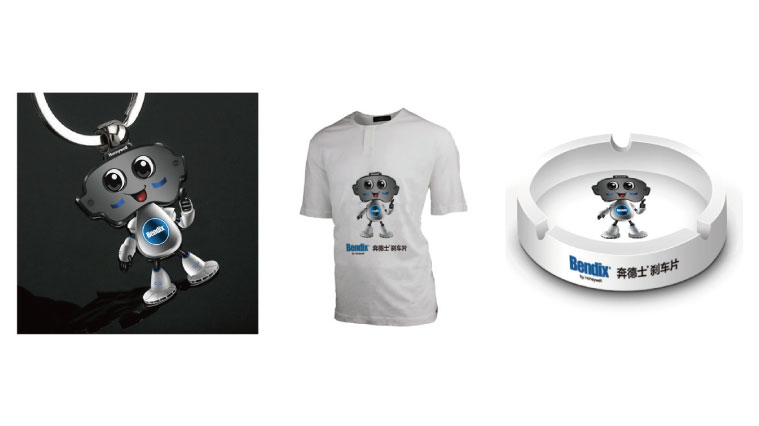 霍尼韋爾剎車片剎車小先生卡通吉祥物設計與品牌形象策劃塑造3-吉祥物禮品設計